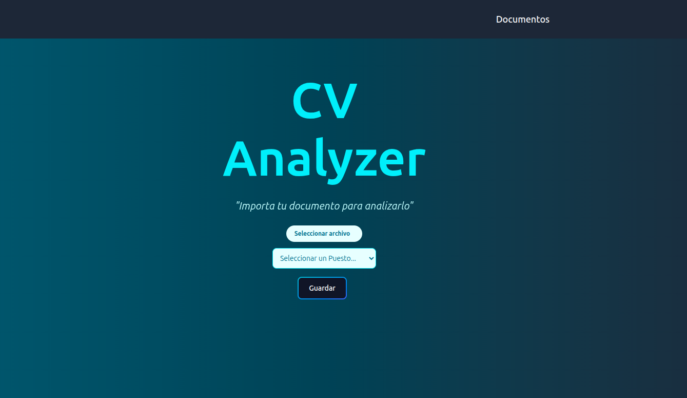 CV Analyzer